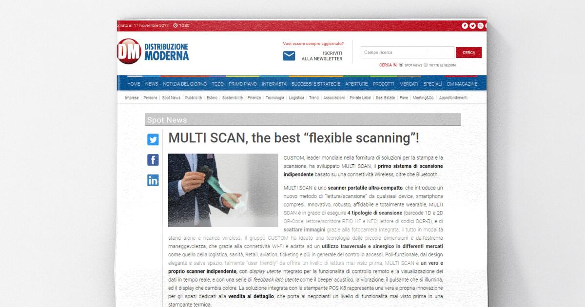 MULTI SCAN, A MELHOR "DIGITALIZAÇÃO FLEXÍVEL"