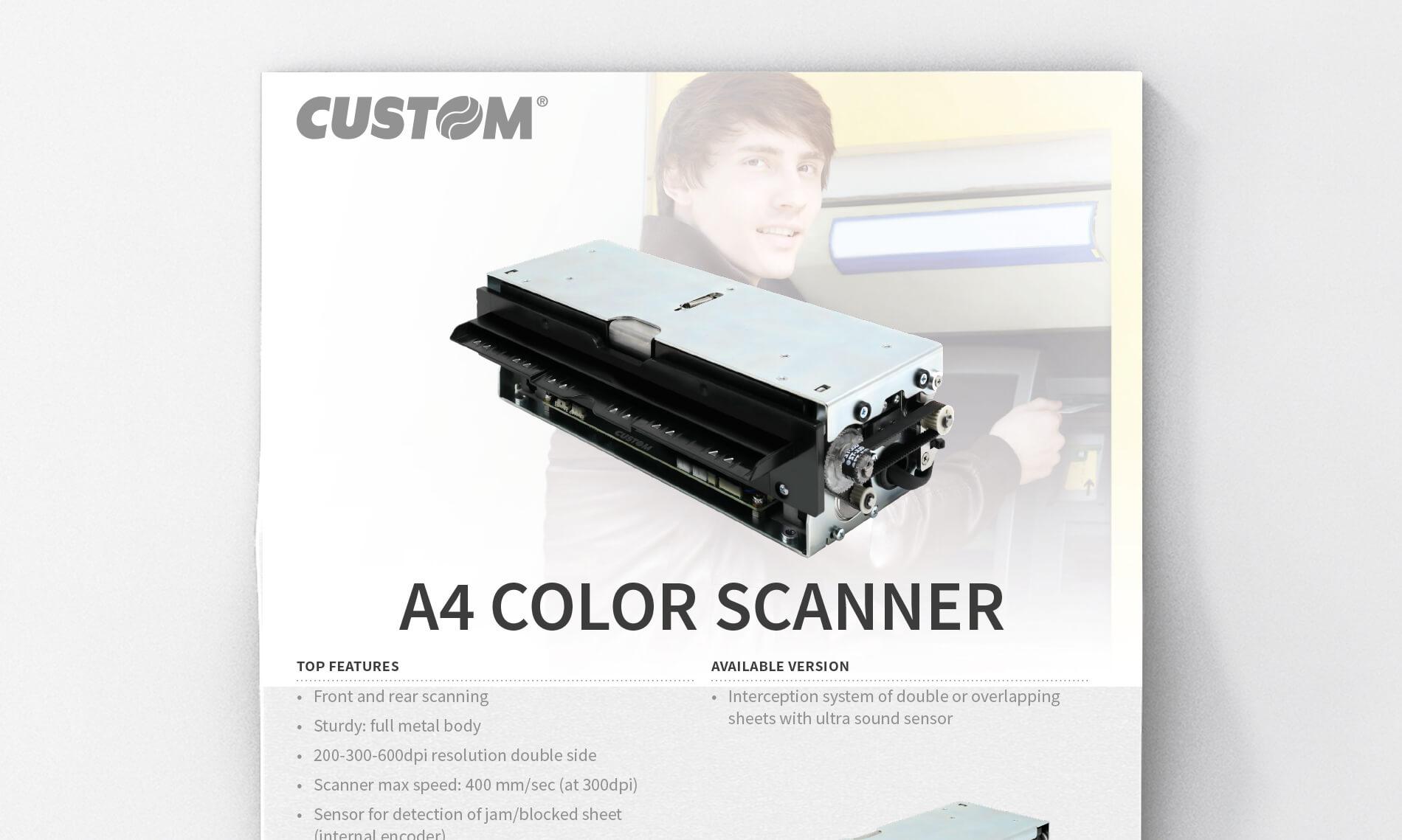 Custom präsentiert zwei neue Scanner: höchste Geschwindigkeit beim Scannen und Erfassen von Text/Bildern in Farbe