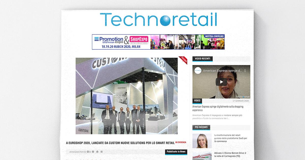 A EuroShop 2020, lanciate da Custom nuove solution per lo smart Retail