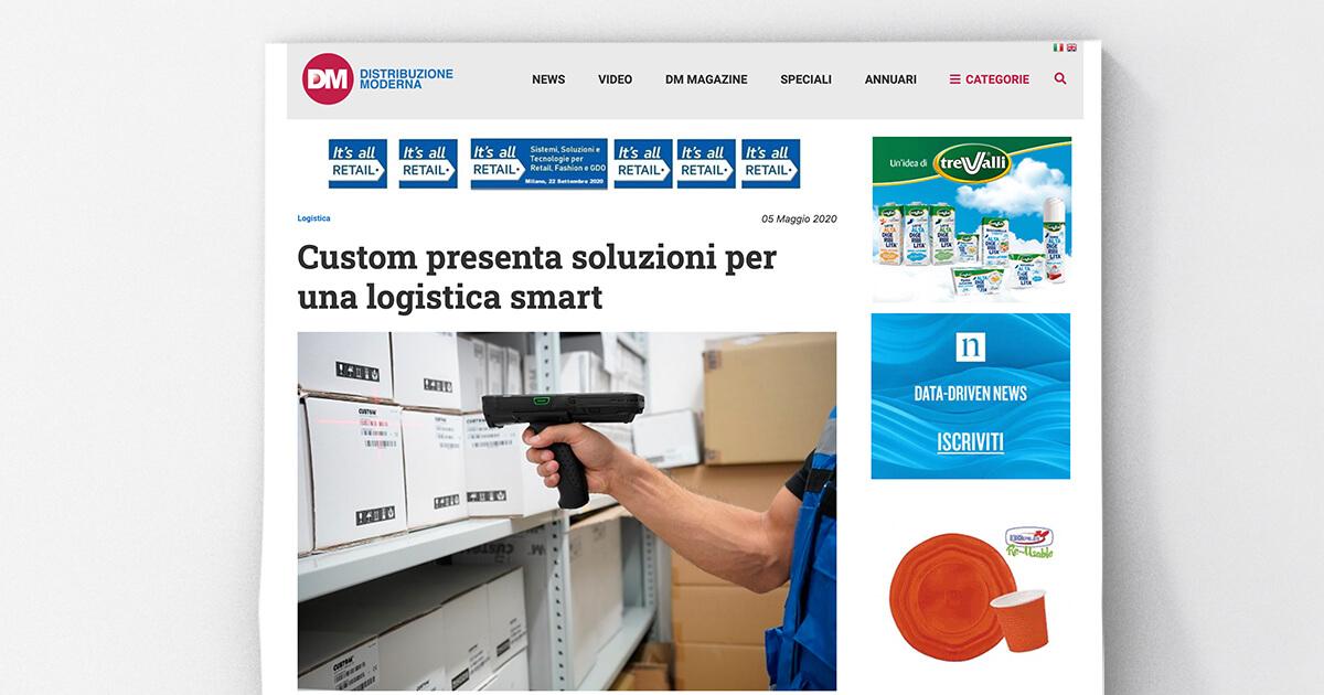 Distribuzione Moderna - Custom presenta soluzioni per una logistica smart