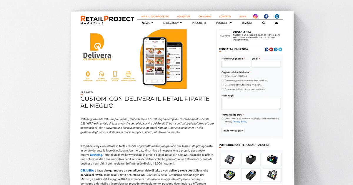 RetailProject - Custom: con Delivera il Retail riparte al meglio