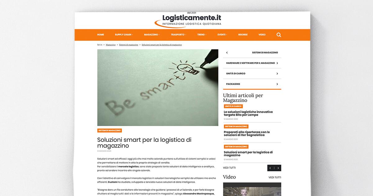 Logisticamente - Soluzioni smart per la logistica di magazzino