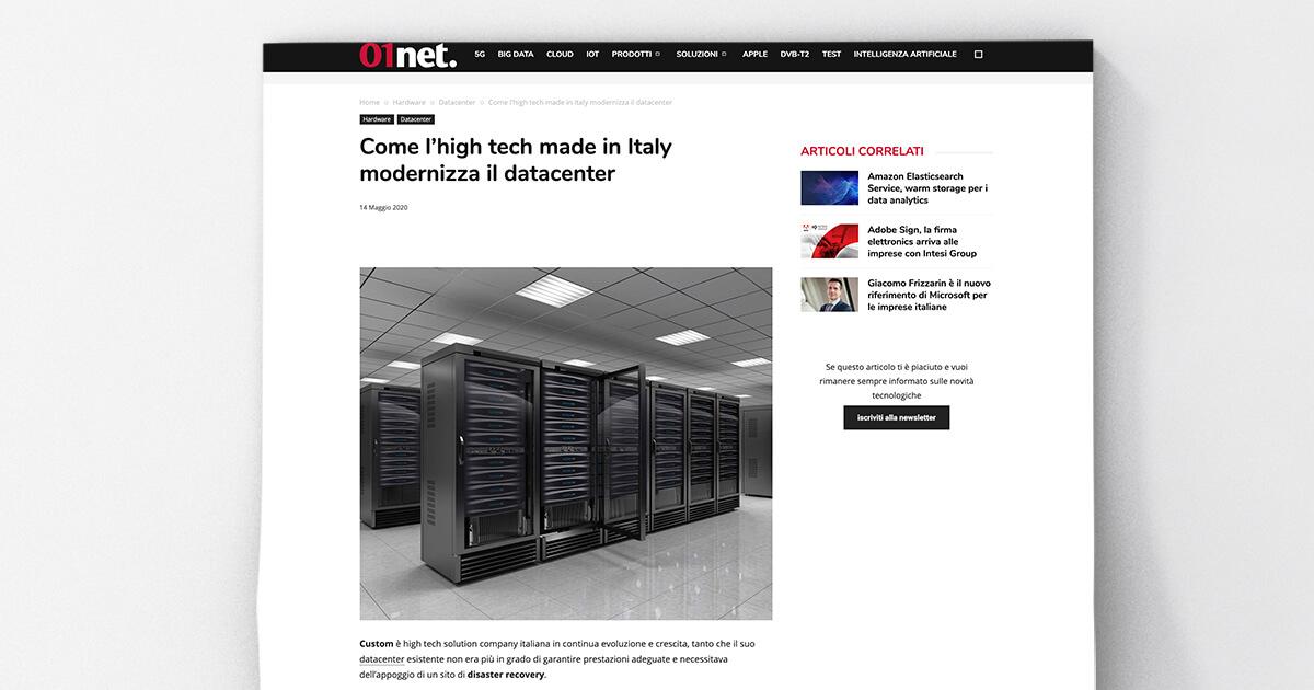 01net. - Come l’high tech made in Italy modernizza il datacenter