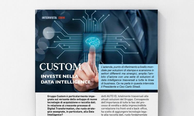 CUSTOM investe nella Data Intelligence