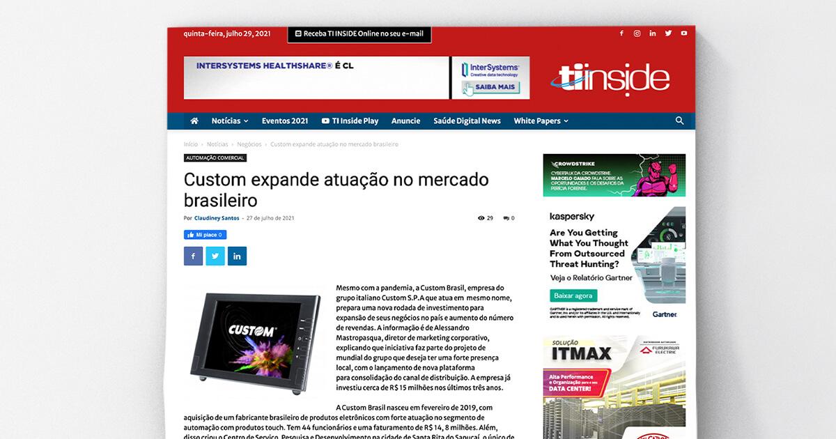 TI Inside - Custom in der brasilianischen Presse