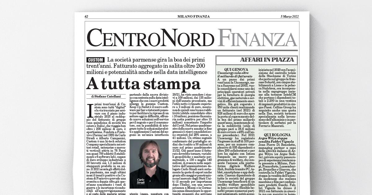 Milano Finanza - A tutta stampa