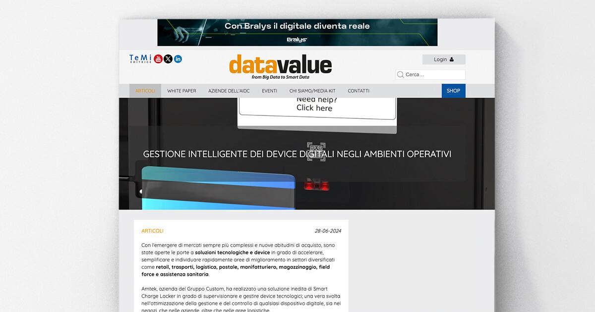 Datavaluemagazine.com - Gestione intelligente dei device digitali negli ambienti operativi