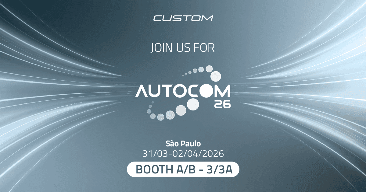 Custom auf der Autocom 2026 - São Paulo