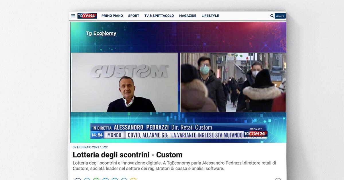 TGCOM24 - Lotteria degli Scontrini: Custom