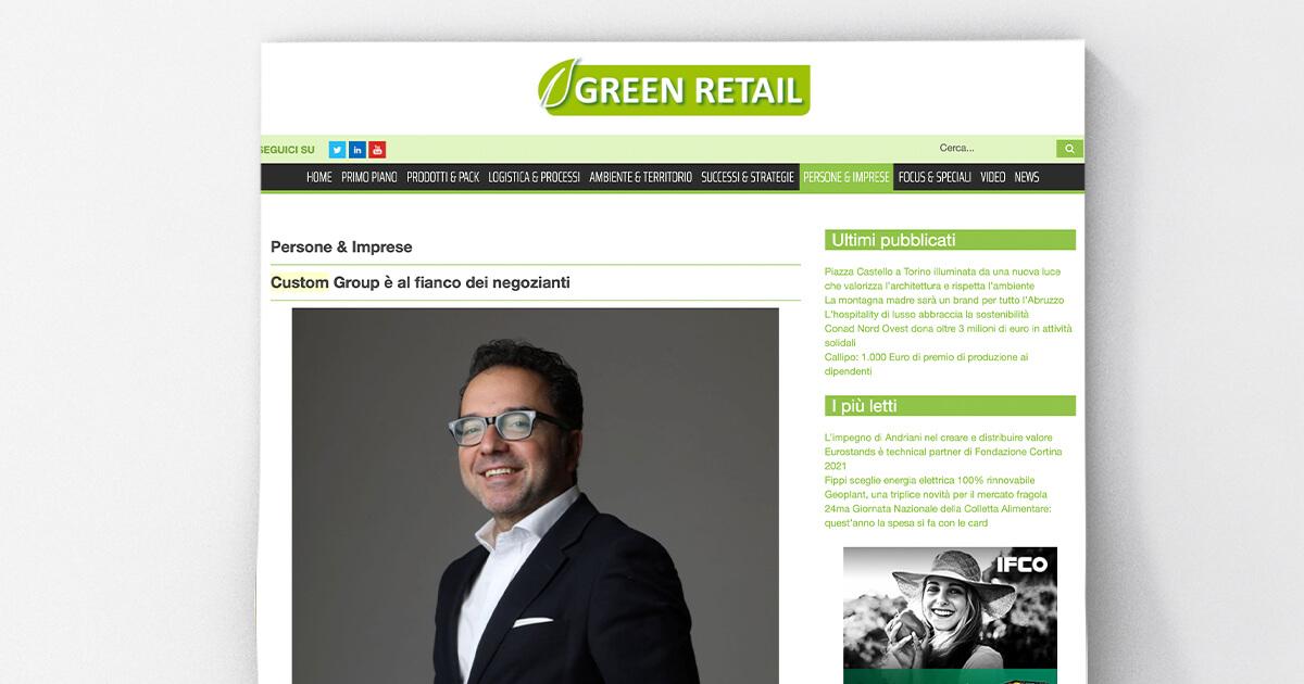 Green Retail - Custom Group è al fianco dei negozianti