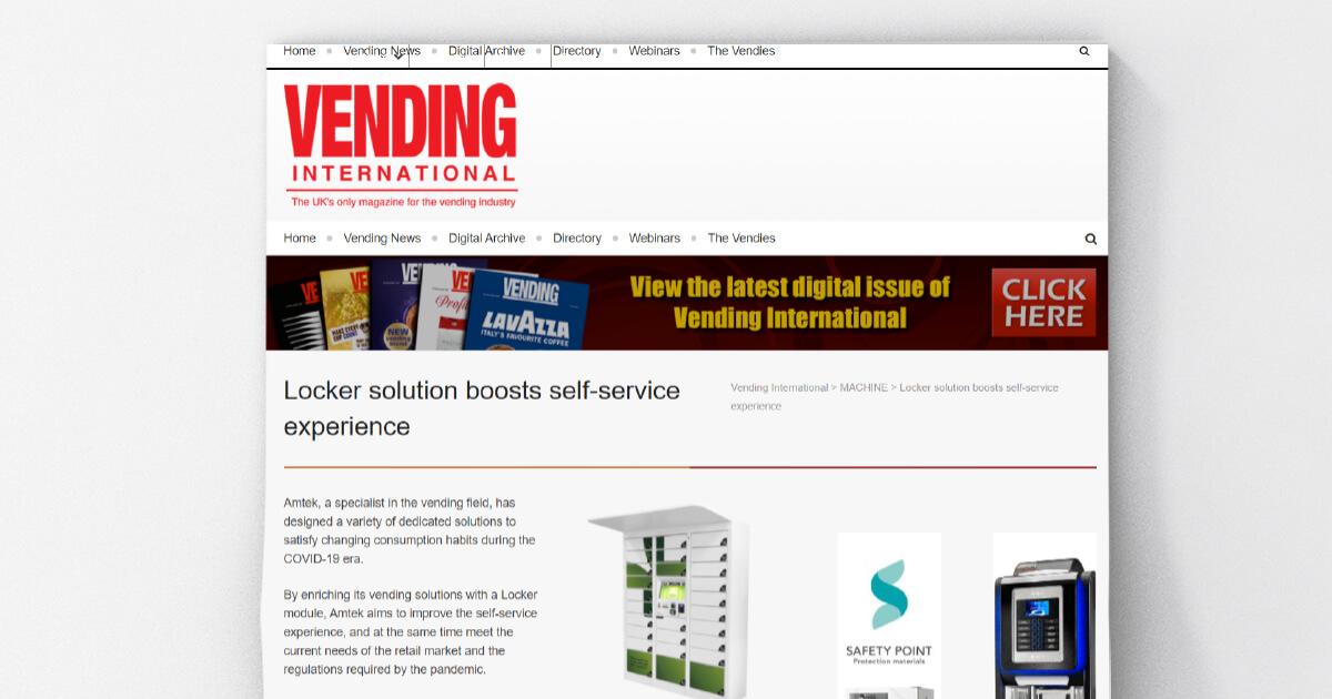 Vending International - Locker solution boosts self-service experience