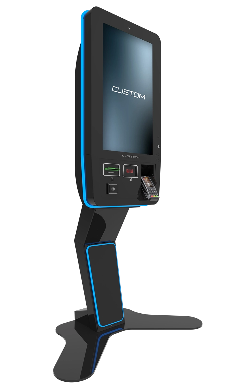 Chiosco self-service con monitor touch
