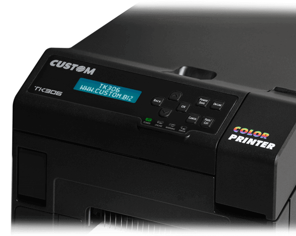 Monitor della stampante biglietti a colori TK306 Custom