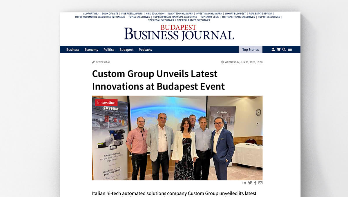 thumb_Budapest Business Journal - Custom Group unveils latest innovations at Budapest event