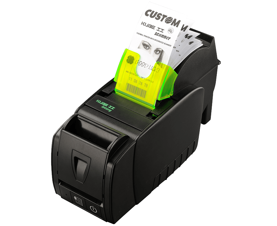 KUBE II SCANNER, Stampante Lottery-Scanner, Custom S.p.A.