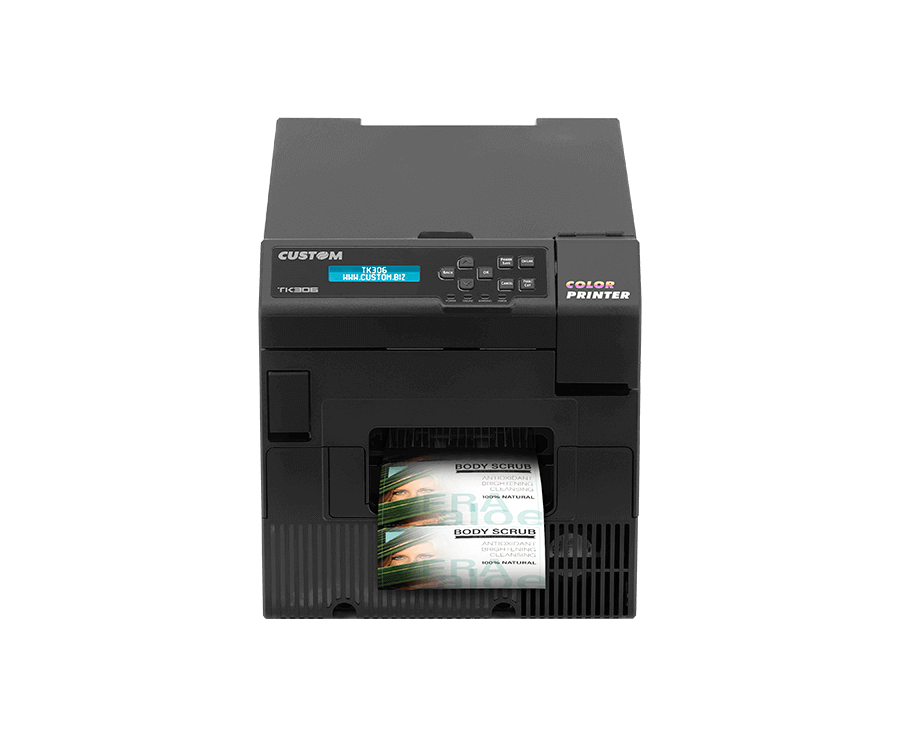 TK306, Ticket and Label Printer, Custom S.p.A.
