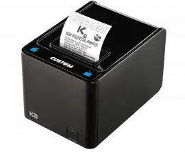 Vue frontale de l’imprimante POS K3 Custom